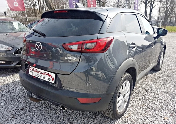 Mazda CX-3 cena 59900 przebieg: 65000, rok produkcji 2015 z Tczew małe 596
